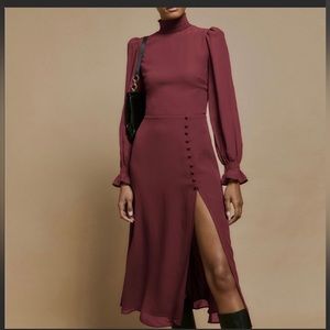 NEW Reformation Stevi Long Sleeve Dress